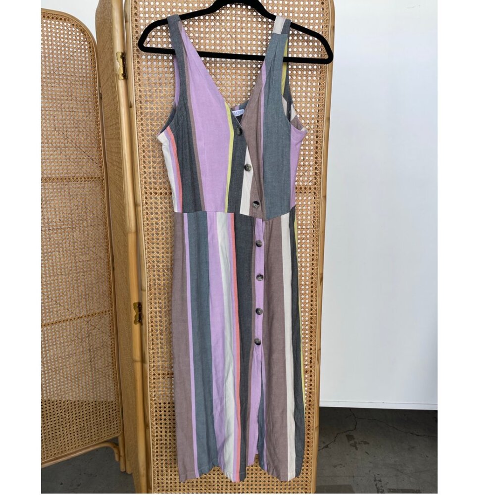Patrons of Peace, Purple Multi-Colored Summer Dress